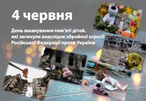 День вшанування пам'яті дітей, які загинули внаслідок збройної агресії Російської Федерації проти України